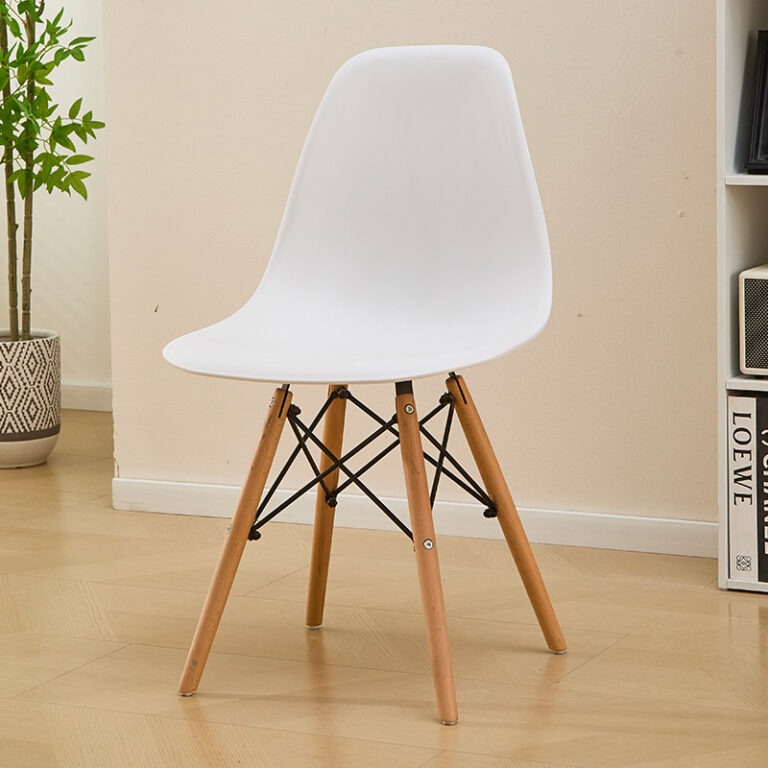White eames bistro chair