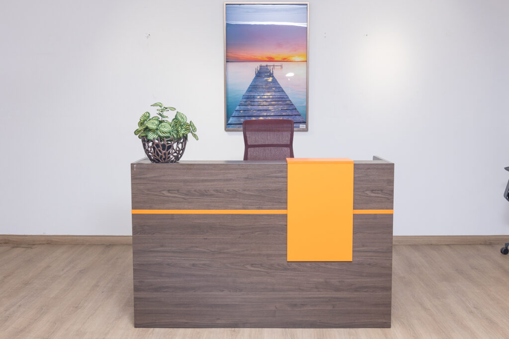 1.8m modern office reception desk